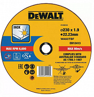 Круг відрізний DeWalt INOX 230 x 1,6 x 22,23 мм DT43909
