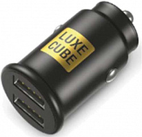 Адаптер автомобильный Luxe Cube 2.4А черный