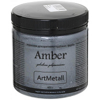 Декоративная краска Amber акриловая графит 0.4кг