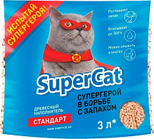 Наполнитель Super Cat Стандарт 1 кг синий