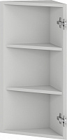 Шкаф верхний Грейд угловой (стандарт) 300x720x300 мм серый 