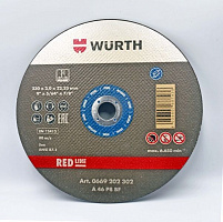 Круг відрізний по металу WURTH Red Line 230 x2,0x22,2 мм 0669202302