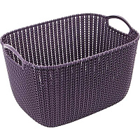 Корзина для вещей Curver Knit L фиолетовая