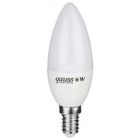 Лампа LED Gauss Elementary C37 6 Вт E14 2700K 3 шт