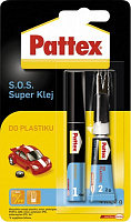 Суперклей Pattex для пластику 2 г