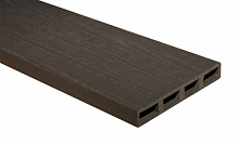 Доска ПВХ ОМиС усиленная с текстурой дерева 95x15x3000 мм темно-коричневый