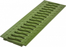 Решетка пластиковая Ecoteck Волна (зеленая папоротник) серия Стандарт 100