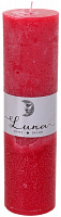 Свеча Рустик цилиндр красный Cardinal C5520-200 Luna