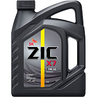 Моторное масло ZIC X7 5W-40 4 л (162662)
