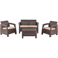 Комплект мебели Curver Corfu 204290 коричневый
