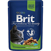 Корм Brit Premium с курицей 100 г