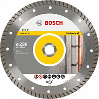 Диск алмазный отрезной Bosch Professional for Universal Turbo 230x2,0x22,2 армированный бетон 2608602397