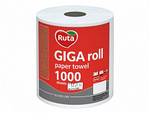 Бумажные полотенца Ruta Giga Roll 1000 отрывов двухслойная 1 шт.