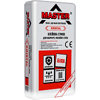 Клей для плитки Master-Kristal 25 кг