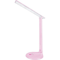 Настольная лампа офисная LightMaster DE1142 LED 10 Вт розовый 