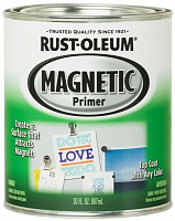 Краска магнитная Rust Oleum Magnetic Primer темно-серый 0,887 л 2,5кг