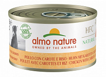 Консерва для всех пород Almo Nature HFC Dog Natural с курицей, морковью и рисом 95 г