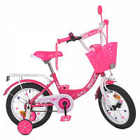Велосипед детский PROF1 12д. Princess малиновый Y1213-1K 