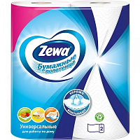 Бумажные полотенца Zewa двухслойная 2 шт.