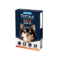 Таблетки противогельминтные SUPERIUM Тотал для собак 0,5-2 кг 9121