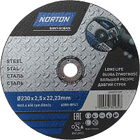 Круг отрезной по металлу Norton A30S 230x2,5x22,2 мм