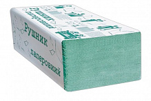 Бумажные полотенца Альбатрос зеленый однослойная 160 шт.