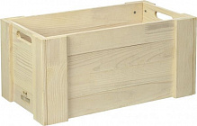 Ящик деревянный Korobyaky дуб беленый 45x25x21 см