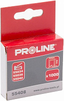 Скобы для ручного степлера Proline 8 мм тип 140 (G) 1000 шт. 55408