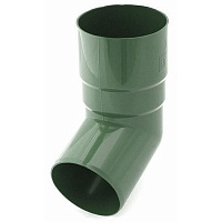 Колено трубы Bryza 90 мм зеленый 