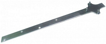 Удлинитель кронштейна желоба RoofOK горизонтальный L=355 мм цинк 