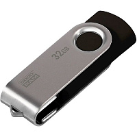 Флеш-память USB Goodram UTS2 Twister 32 ГБ USB 2.0 black/silver (UTS2-0320K0R11) 