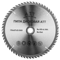 Пильный диск A.T.T.  190x30x1.7 Z60