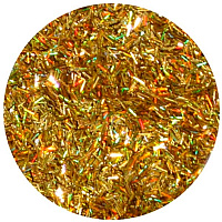  Голографический глиттер золото Bioplast 15 г