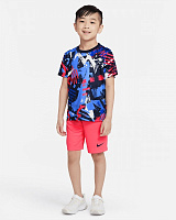 Комплект дитячого одягу Nike DF THRILL TEE SHORT SET 86J179-R3R р. 7 червоний