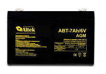 Аккумулятор свинцовый AGM AW6-5 (6V7AH) 108490