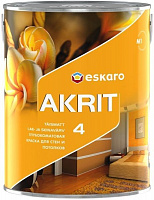 Краска Eskaro Akrit 4 белый 2,85л 4,11кг