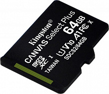 Карта пам'яті Kingston microSDXC 64 ГБ Class 10 (SDCS2/64GBSP) UHS-I U1 