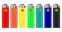 Зажигалка Lion карманная одноразовая Chic CH-8019 цвет в ассортименте