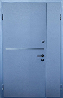 Дверь входная Strimex Nautilus-Thermo горизонт RAL 7024 2070x1200 мм правая