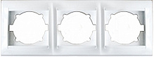 Рамка трехместная Erste Prestige горизонтальная белый 9206-83,W