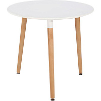 Стол обеденный Style white round