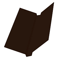 Планка ендовы RoofOK RAL 8017 2 м коричневая