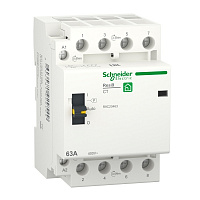 Контактор Schneider Electric Resi9 63 A 3P + N 4NO ~ 230В / 50Гц R9C20463