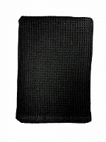 Полотенце вафельное 70x140 см черный Ideal 