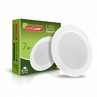 Светильник точечный Eurolamp Downlight 7 Вт белый LED-DLR-7/4(new) 