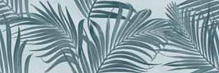 Плитка Ceramika Color Spettacolo Decoro Foliage Azzurro Rett SCP010 30x90 