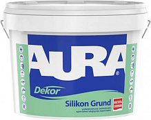 Грунт-краска силиконовая Aura® Dekor Silikon Grund белый 2,5л