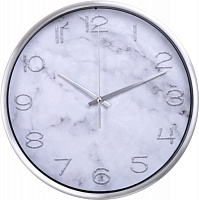 Годинник настінний Marble сірий мармур d25,2 см O52090 Optima
