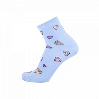 Шкарпетки жіночі Duna демі з люрексом 3238 р. 23-25 блакитний 