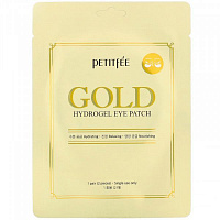 Гидрогелевые патчи Petitfee Gold Hydrogel Eye Patch гидрогелевые с золотым комплексом +5 20 г 2 шт./уп.